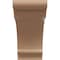 Ekena Millwork 8"W x 16"D x 16"H Classic Hughes Rough Cedar Woodgrain TimberThane Corbel, Primed Tan CORUR08X16X16HUGRCPR - alternate 5